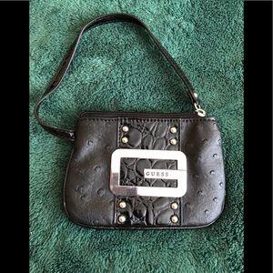 NWOT Black Guess Wristlet